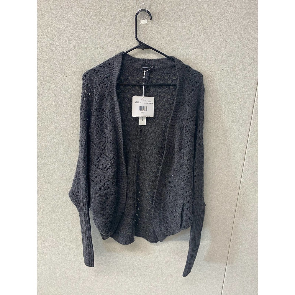 RXB Heather Charcoal Knit Sweater M